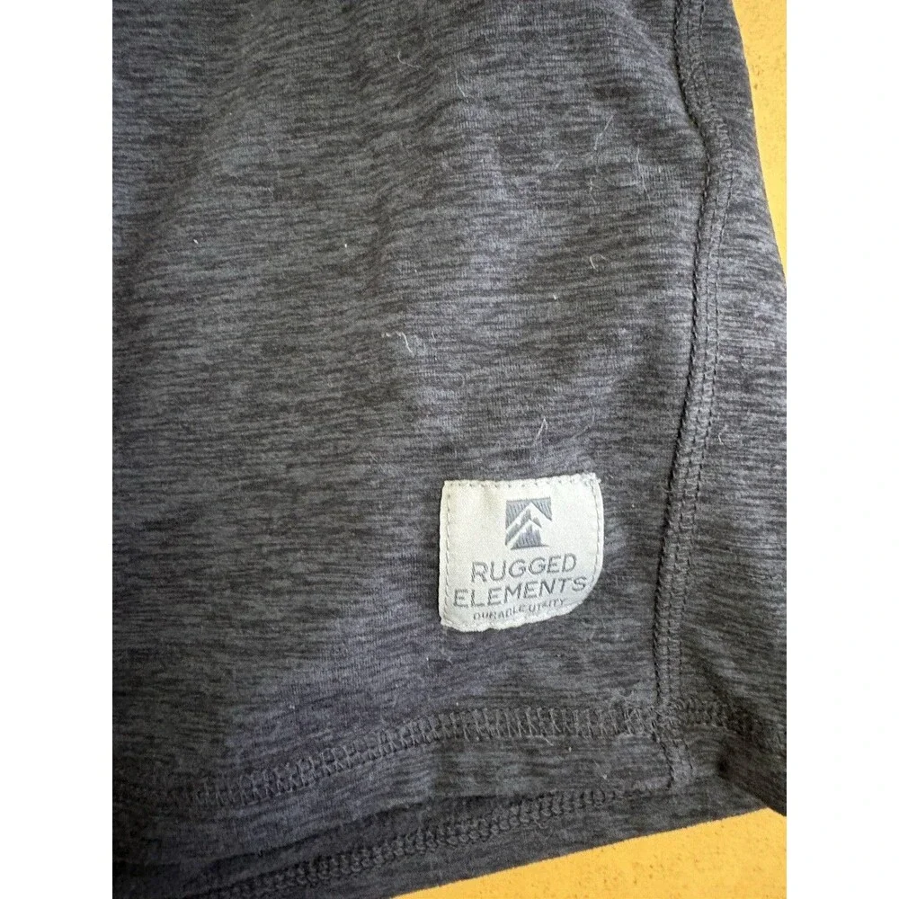 Rugged Elements Men's Long Sleeve Crew Shirt Gray, Large‎
